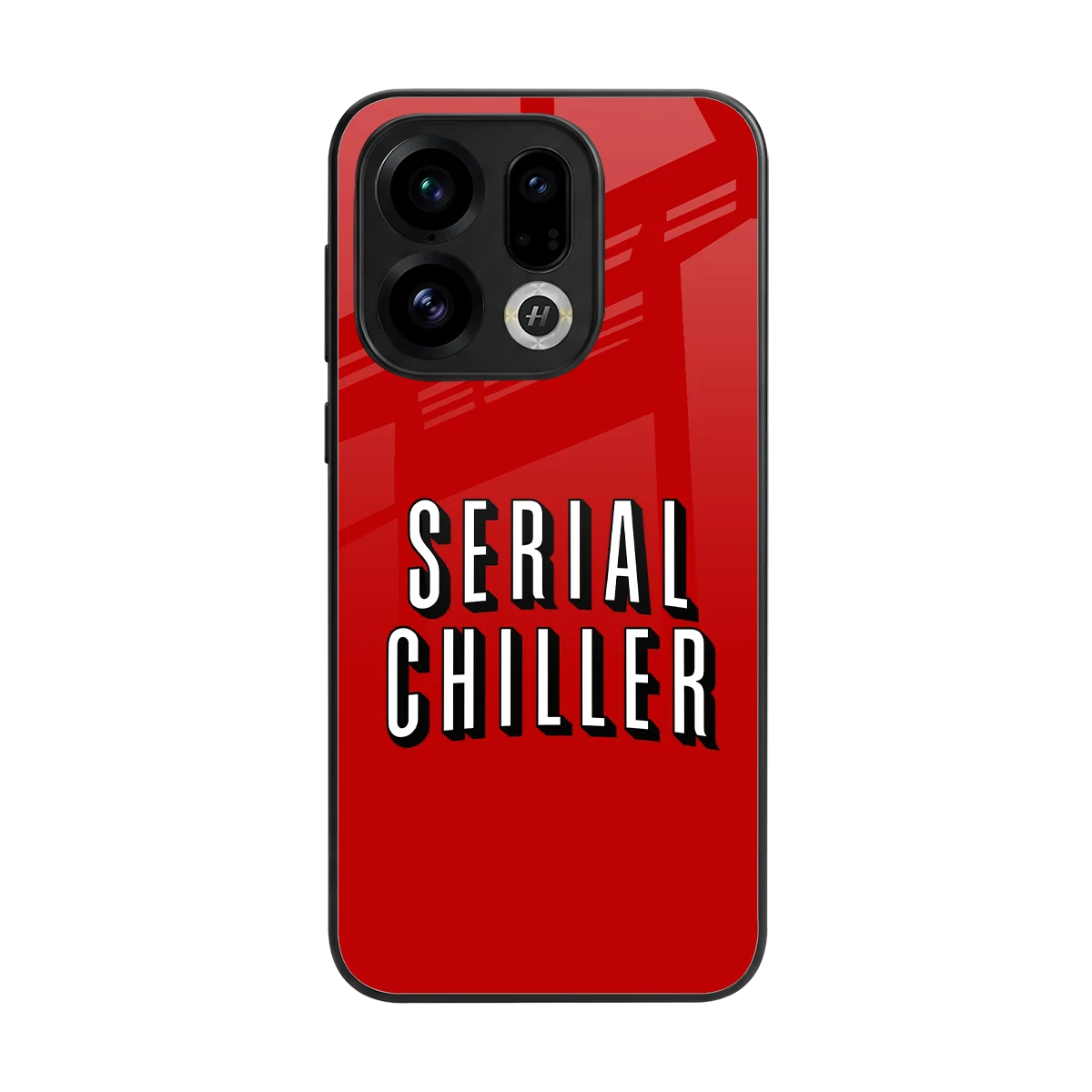 Serial Chiller back phone cover | glass case for oppo find x9