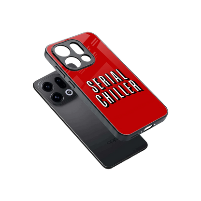 Serial Chiller sleek oppo find x9 cover with tempered glass back and TPU edges