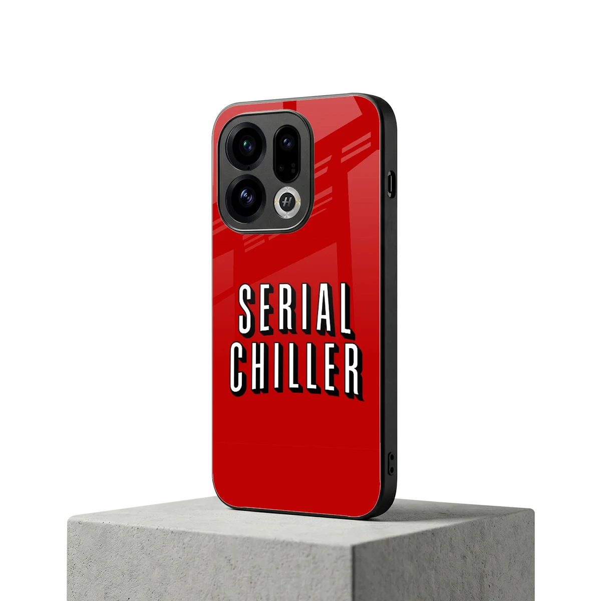 Serial Chiller oppo find x9 mobile cover | shockproof glass phone case