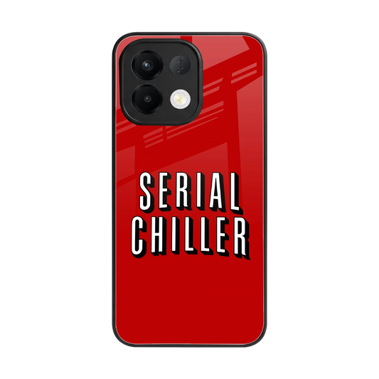 Serial Chiller back phone cover | glass case for oppo k13 5g