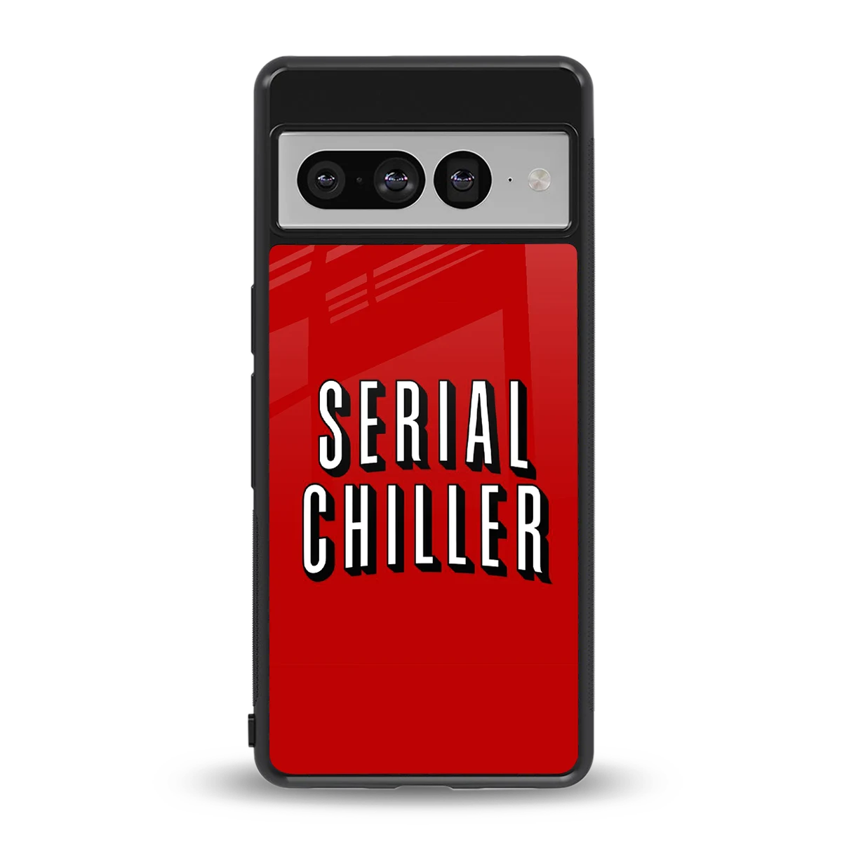Serial Chiller back phone cover | glass case for google pixel 7 pro