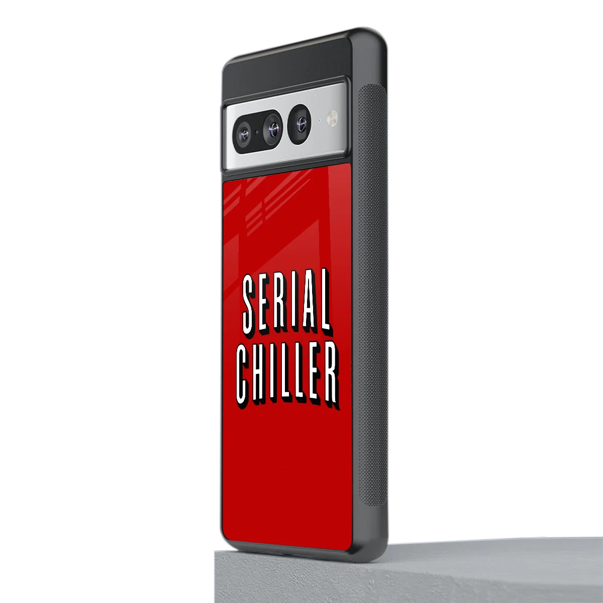 Serial Chiller stylish phone case for google pixel 7 pro | glossy glass and slim fit