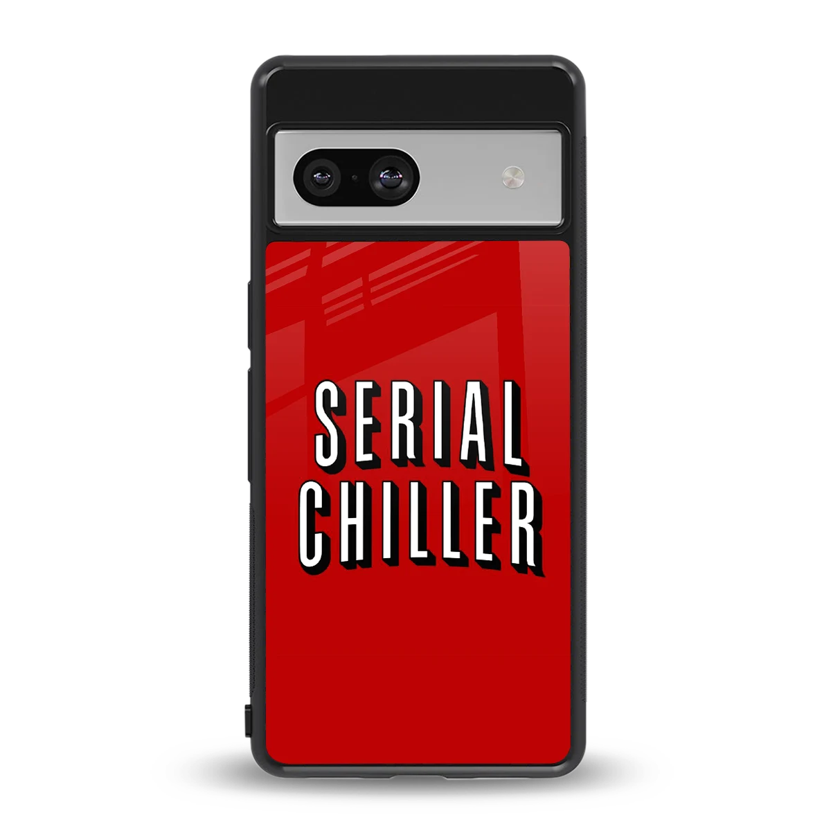 Serial Chiller back phone cover | glass case for google pixel 7a