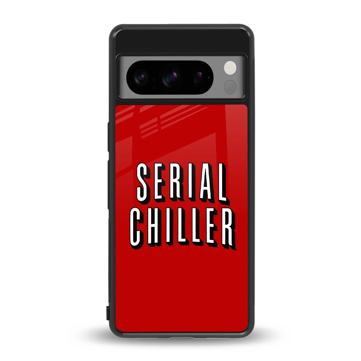 Serial Chiller back phone cover | glass case for google pixel 8 pro