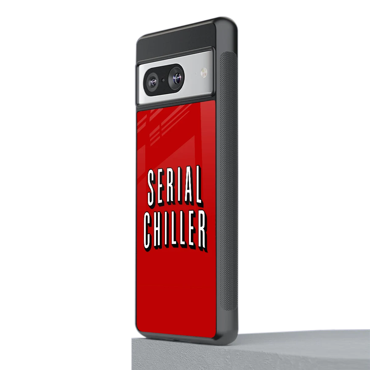 Serial Chiller stylish phone case for google pixel 8 | glossy glass and slim fit