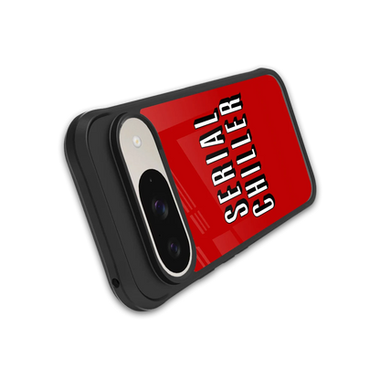 Serial Chiller stylish phone case for google pixel 9 | glossy glass and slim fit