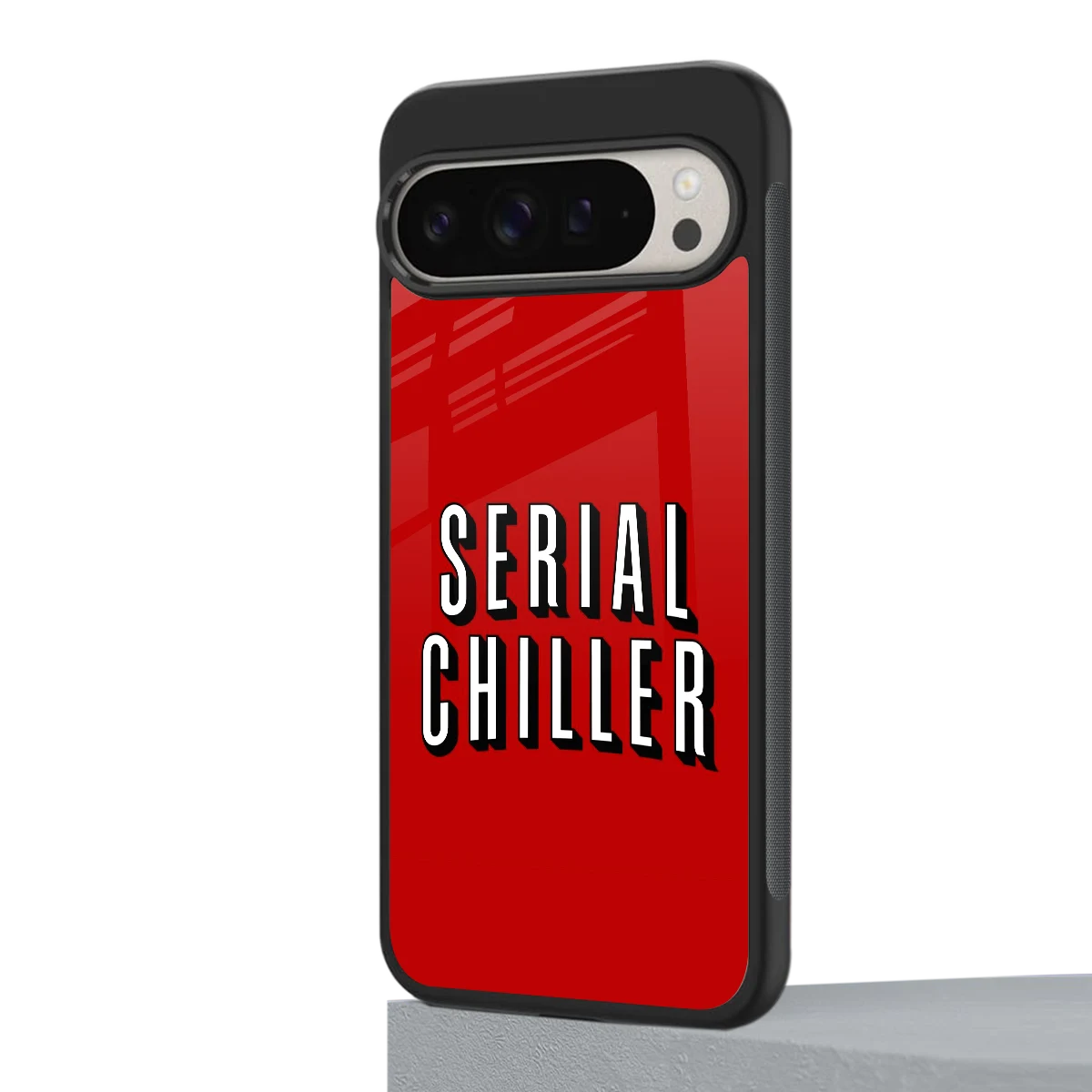 Serial Chiller google pixel 9 pro mobile cover | shockproof glass phone case