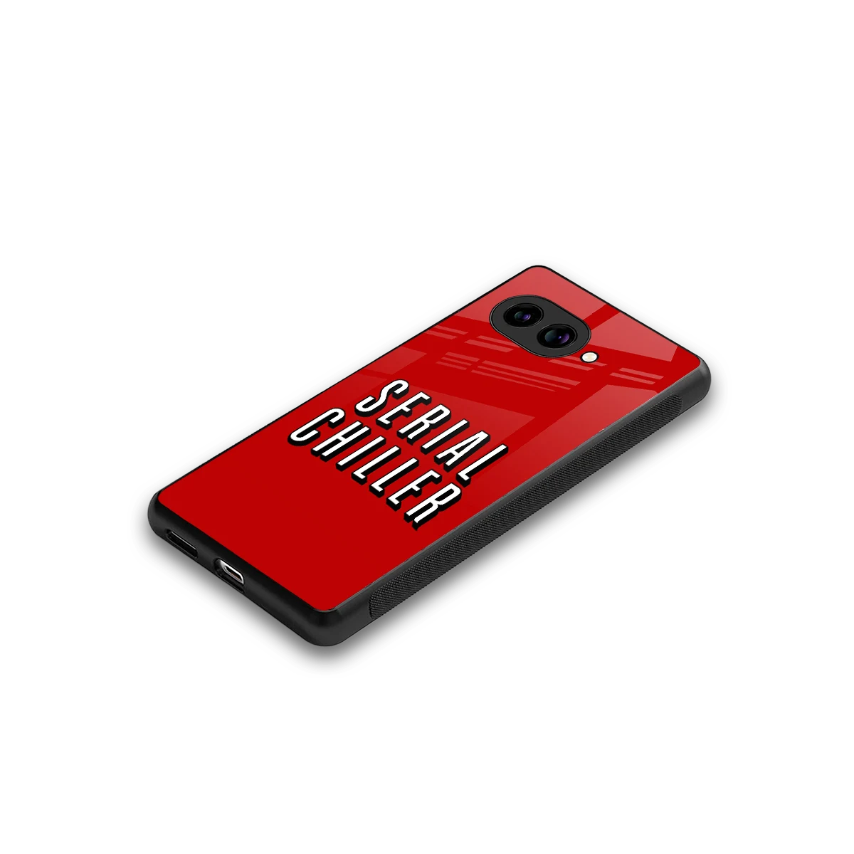 Serial Chiller stylish phone case for google pixel 10a | glossy glass and slim fit