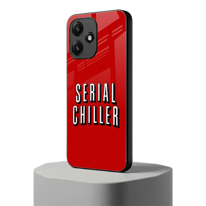 Serial Chiller redmi 12 5g mobile cover | shockproof glass phone case