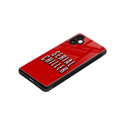 Serial Chiller stylish phone case for samsung galaxy a06 5g | glossy glass and slim fit