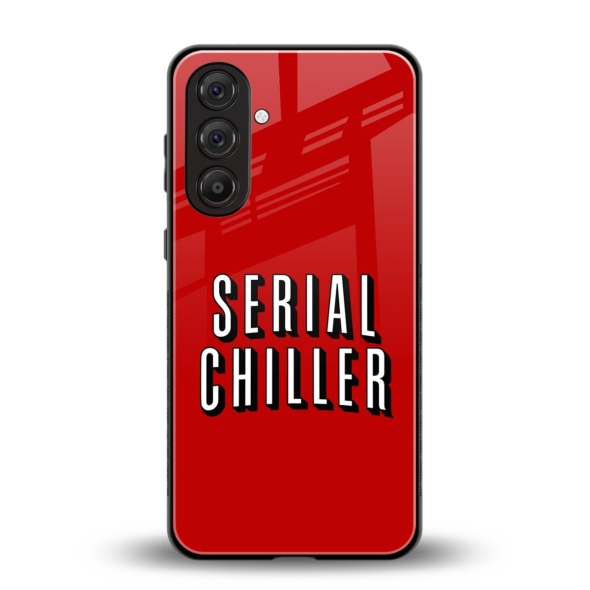 Serial Chiller back phone cover | glass case for samsung galaxy a17 5g