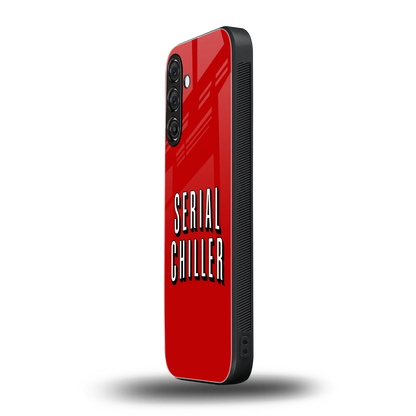 Serial Chiller samsung galaxy a16 5g mobile cover | shockproof glass phone case