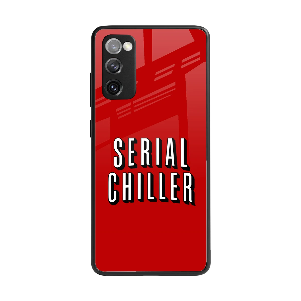 Serial Chiller back phone cover | glass case for samsung galaxy s20 fe