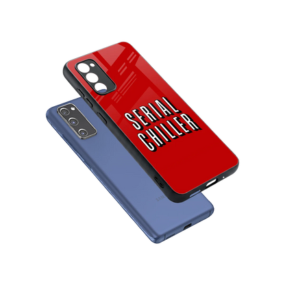 Serial Chiller sleek samsung galaxy s20 fe cover with tempered glass back and TPU edges