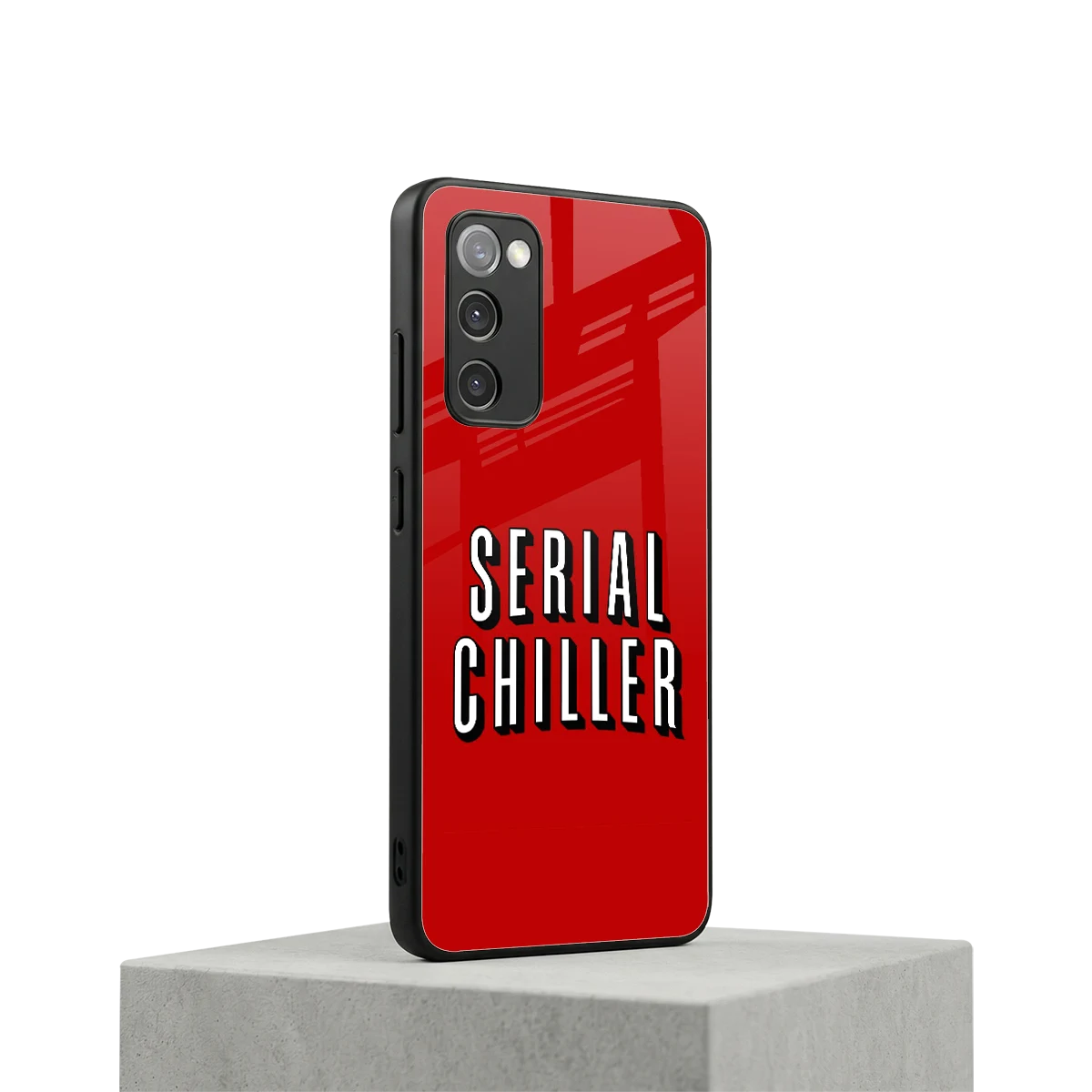 Serial Chiller samsung galaxy s20 fe mobile cover | shockproof glass phone case