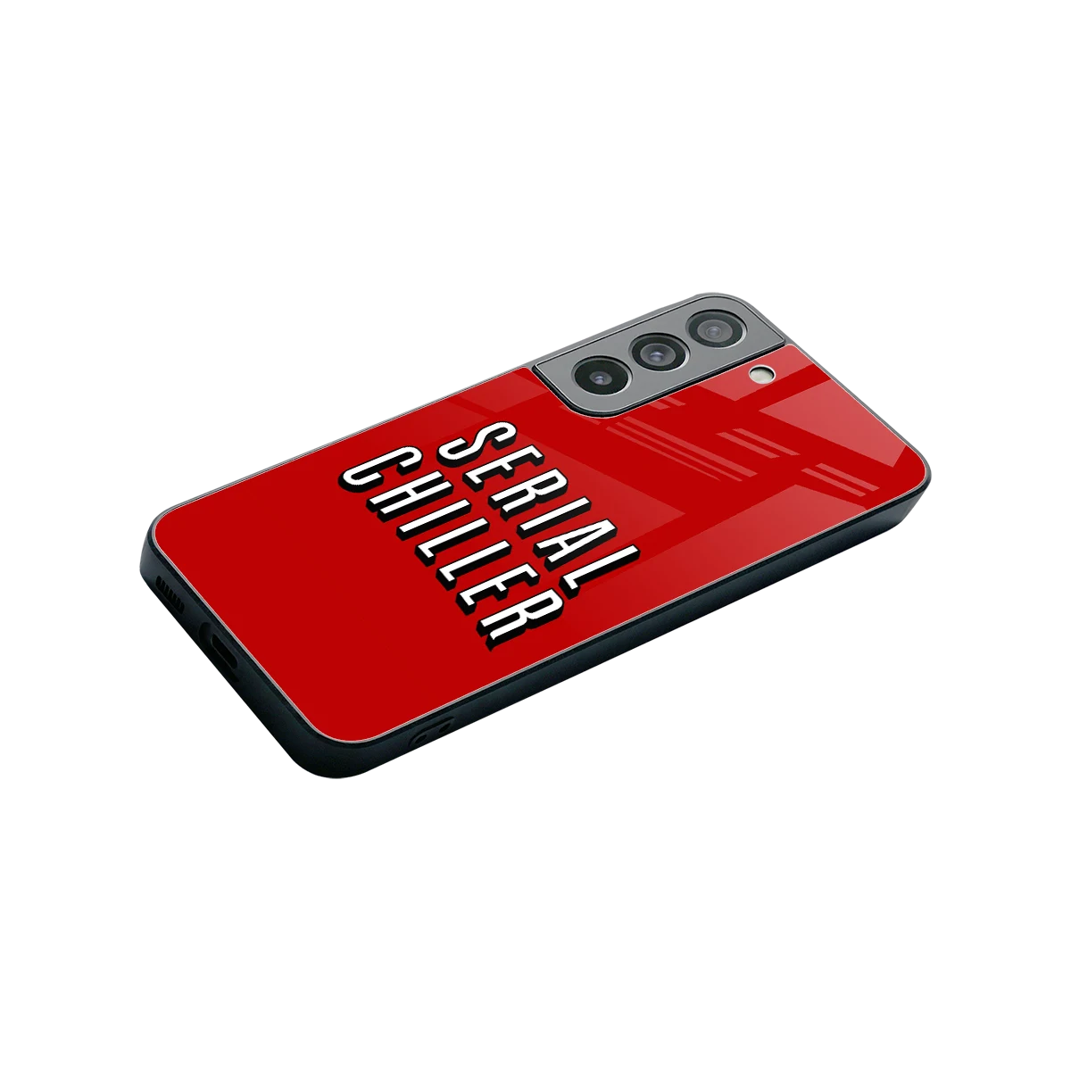 Serial Chiller stylish phone case for samsung galaxy s22 | glossy glass and slim fit