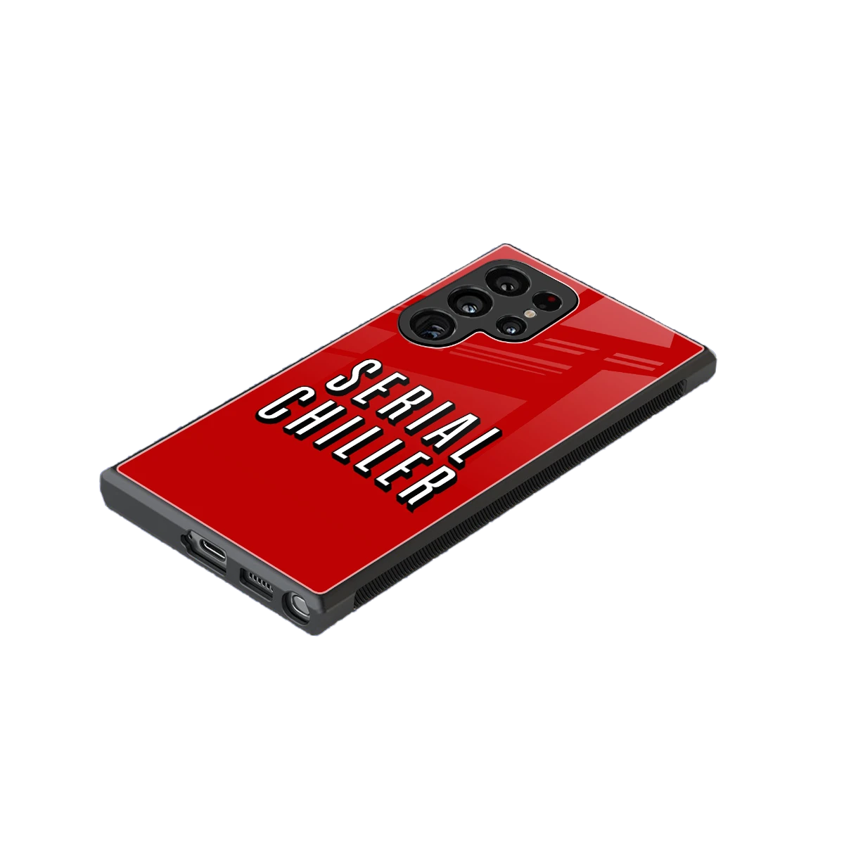 Serial Chiller stylish phone case for samsung galaxy s23 ultra | glossy glass and slim fit