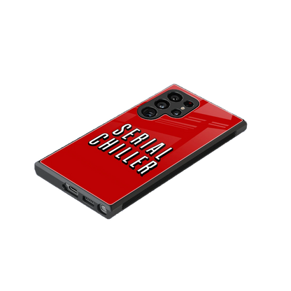 Serial Chiller stylish phone case for samsung galaxy s23 ultra | glossy glass and slim fit