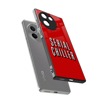 Serial Chiller sleek vivo v30e cover with tempered glass back and TPU edges