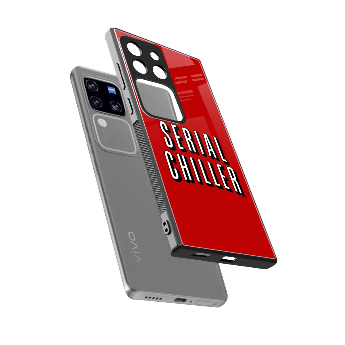 Serial Chiller sleekvivo v30 pro cover with tempered glass back and TPU edges