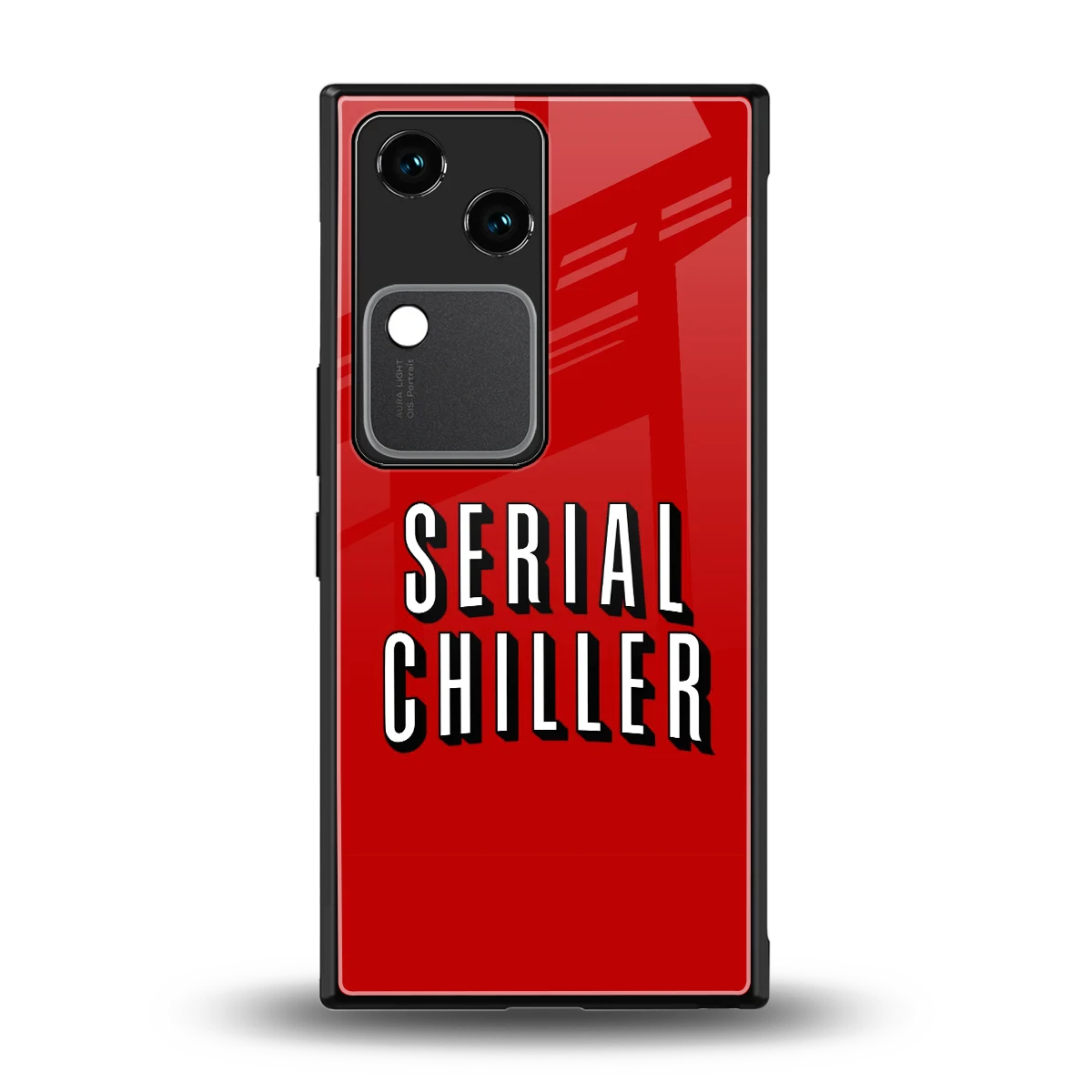 Serial Chiller back phone cover | glass case for vivo v30