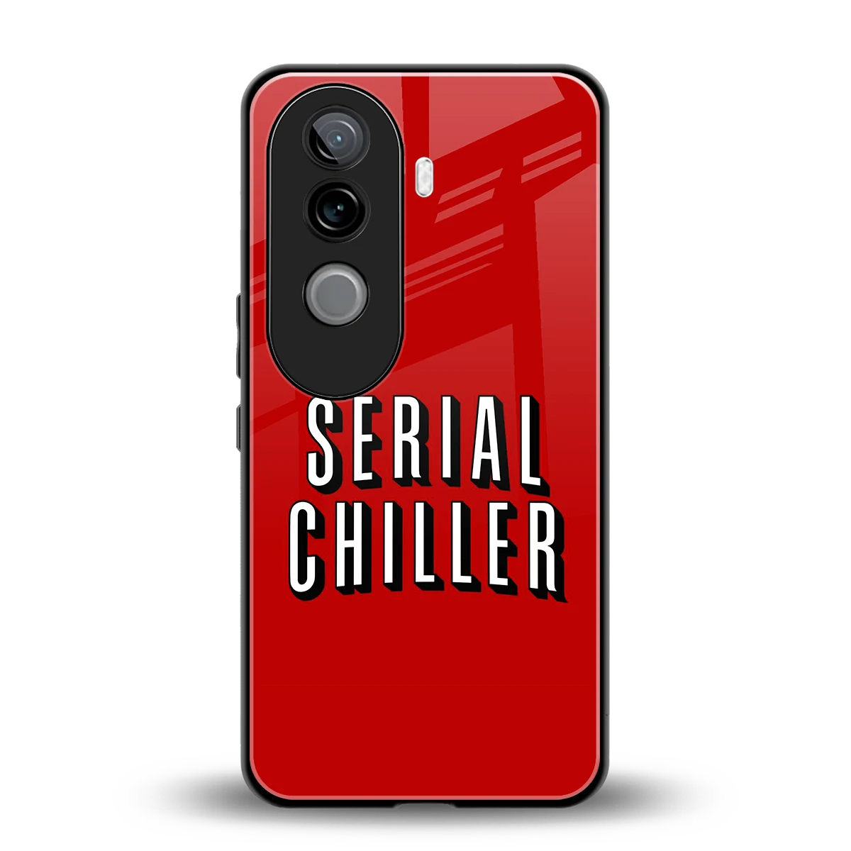 Serial Chiller back phone cover | glass case for vivo v40e