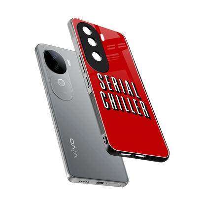 Serial Chiller sleek vivo v40e cover with tempered glass back and TPU edges