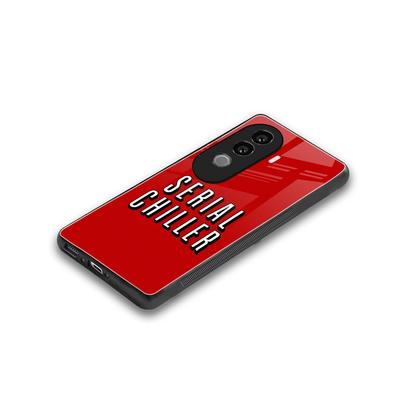 Serial Chiller stylish phone case for vivo v40e | glossy glass and slim fit