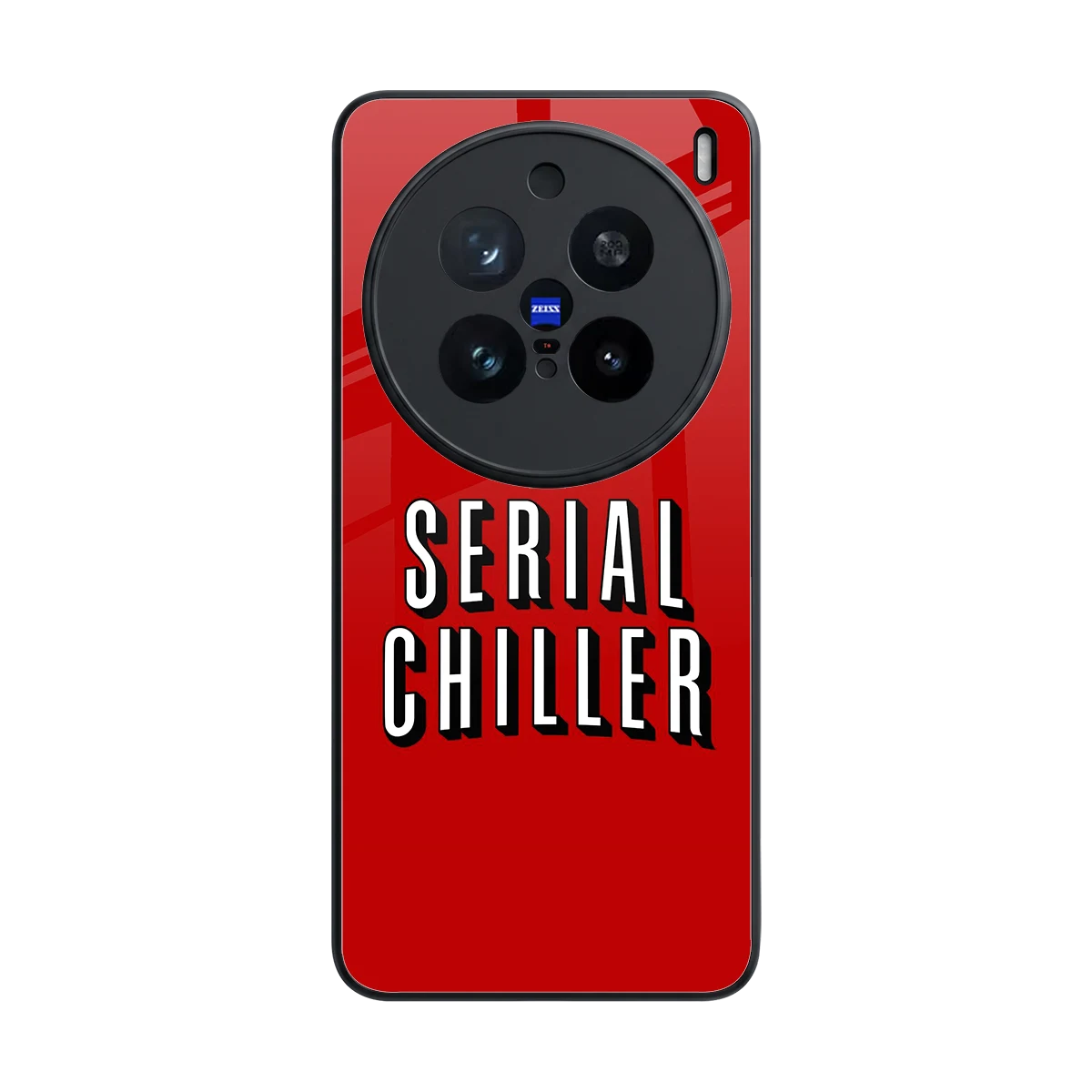 Serial Chiller back phone cover | glass case for vivo x200 pro