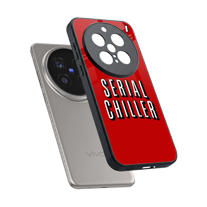 Serial Chiller sleek vivo x200 pro cover with tempered glass back and TPU edges