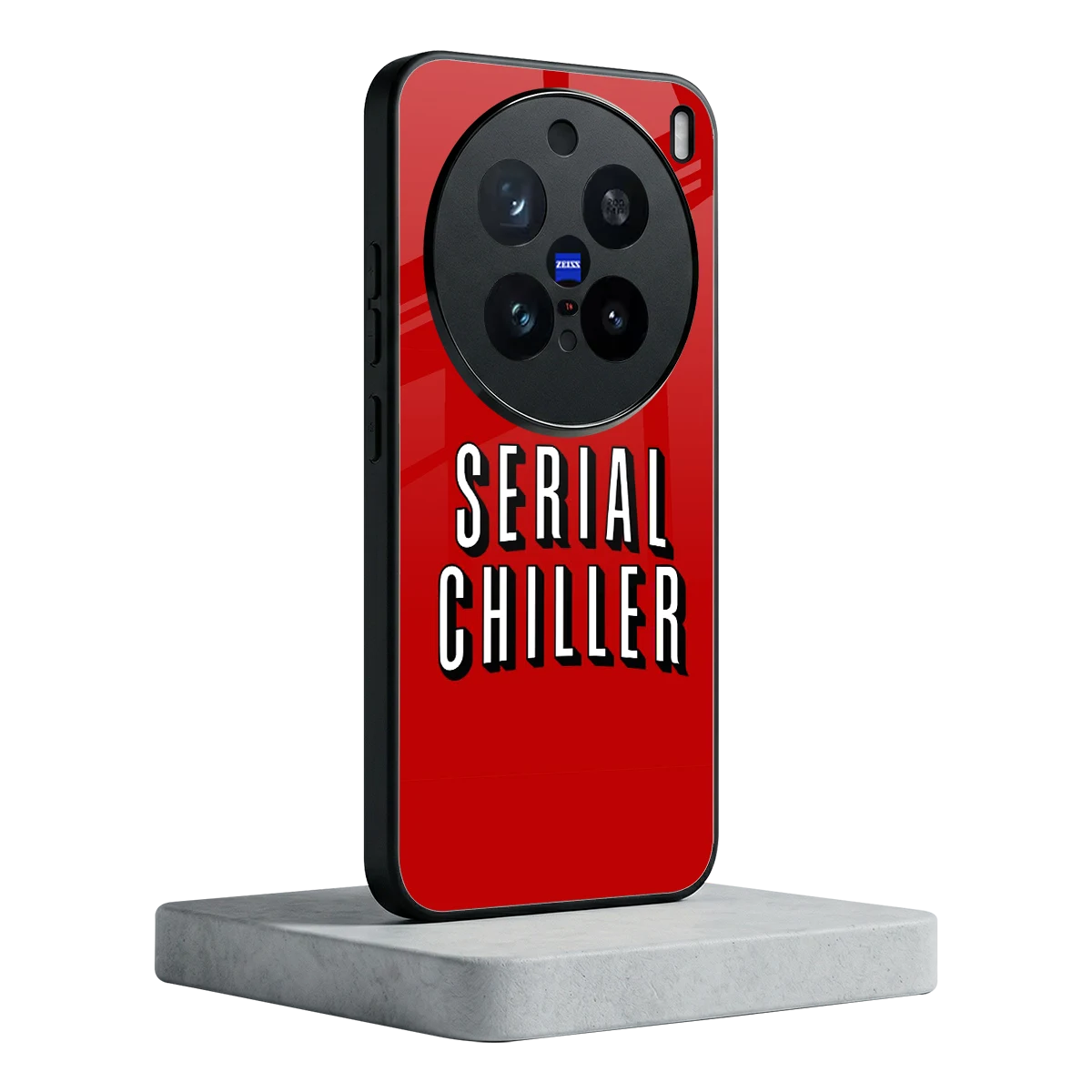 Serial Chiller vivo x200 pro mobile cover | shockproof glass phone case