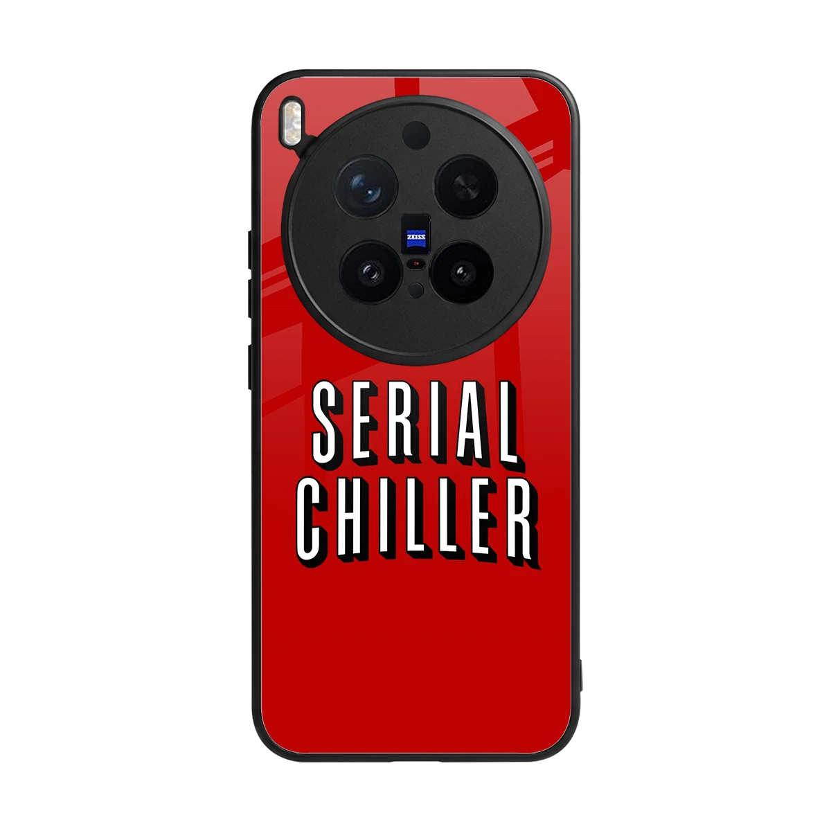 Serial Chiller back phone cover | glass case for vivo x300 pro