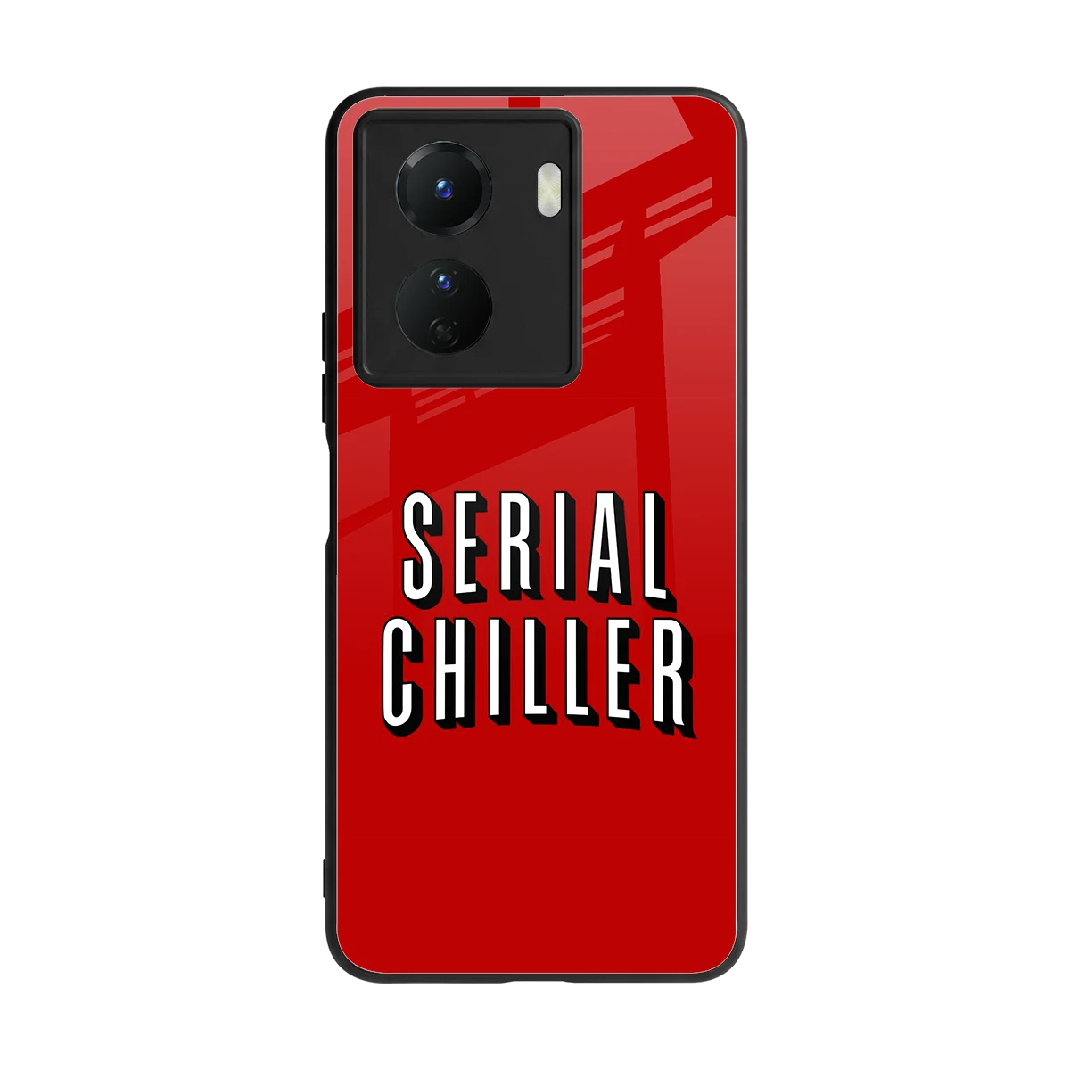 Serial Chiller back phone cover | glass case for vivo y16