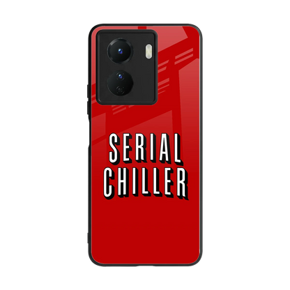 Serial Chiller back phone cover | glass case for vivo y16