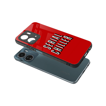 Serial Chiller sleek vivo y16 cover with tempered glass back and TPU edges