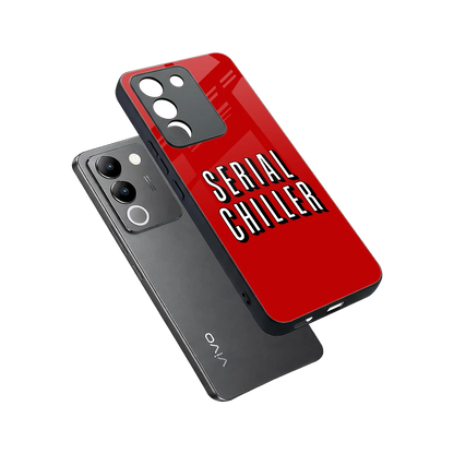 Serial Chiller sleek vivo y200 5g cover with tempered glass back and TPU edges