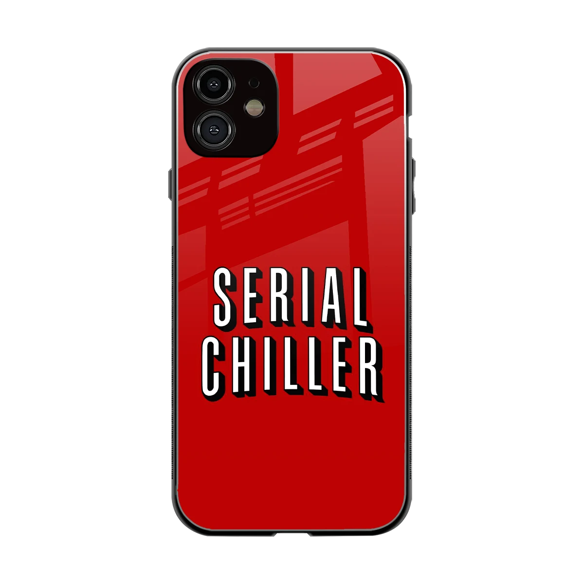Serial Chiller back phone cover | glass case for iphone 11