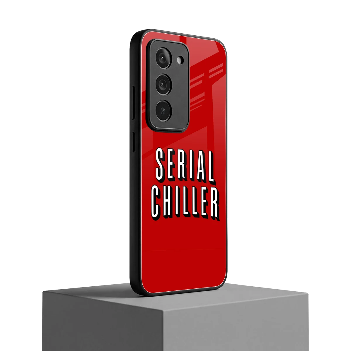 Serial Chiller redmi 15 5g mobile cover | shockproof glass phone case