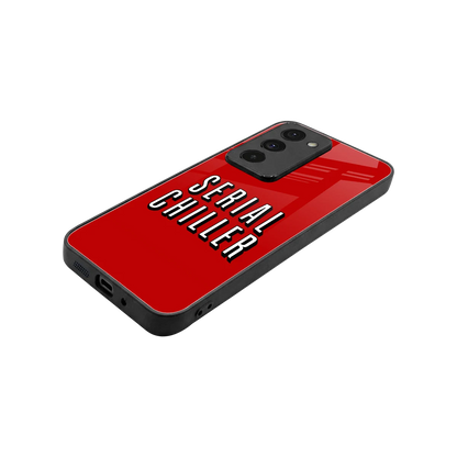 Serial Chiller stylish phone case for redmi 15 5g | glossy glass and slim fit