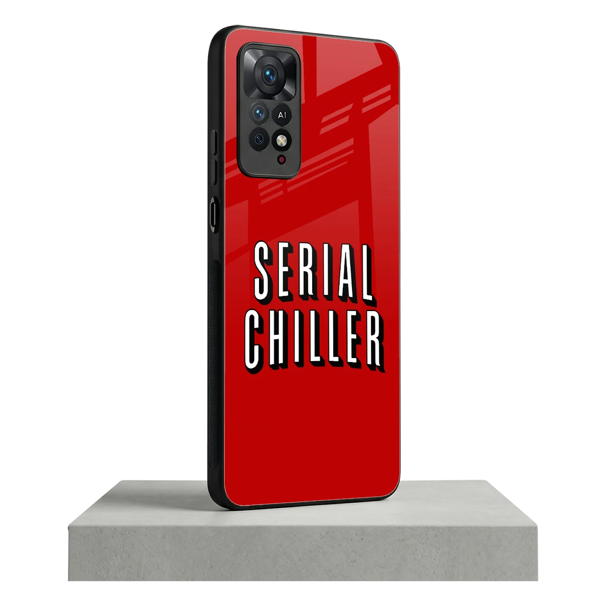 Serial Chiller redmi note 11 pro mobile cover | shockproof glass phone case