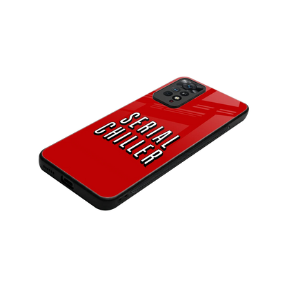 Serial Chiller stylish phone case for redmi note 11 pro | glossy glass and slim fit