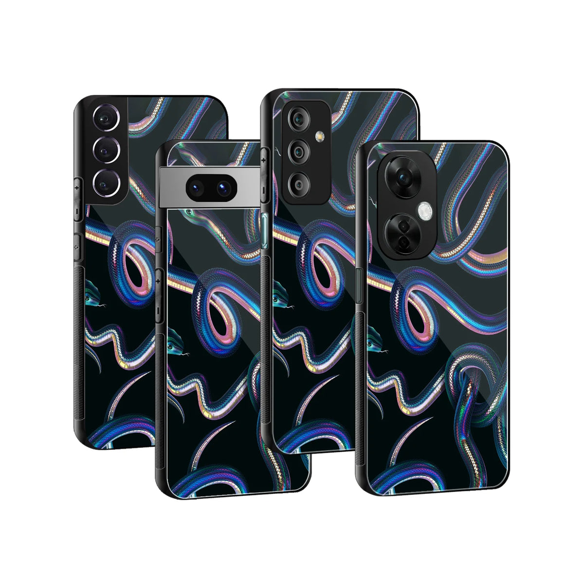 Stylish Glass Back Case for All Smartphones iPhone, Samsung, OnePlus, Pixel, Redmi, Oppo, Vivo, Motorola