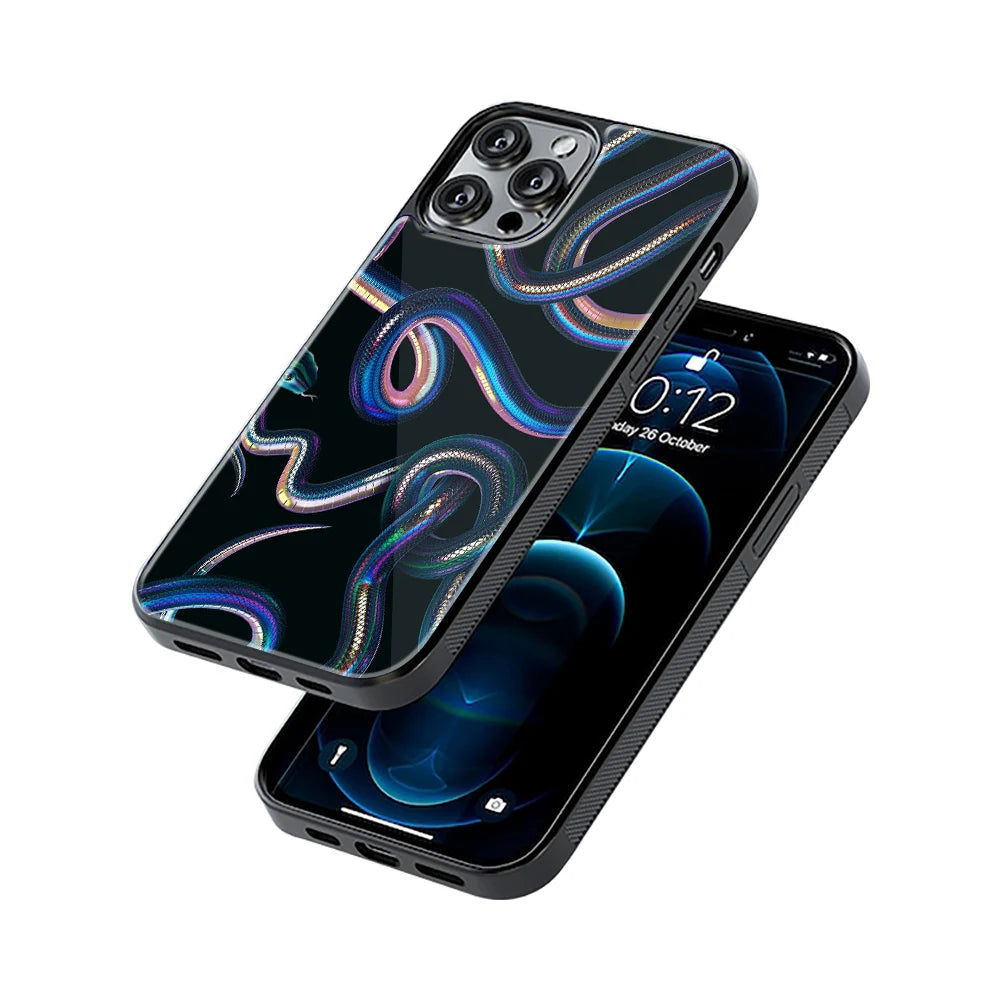 Protective Glass Back Phone Case Compatible with iPhone, Samsung, OnePlus, Pixel & More