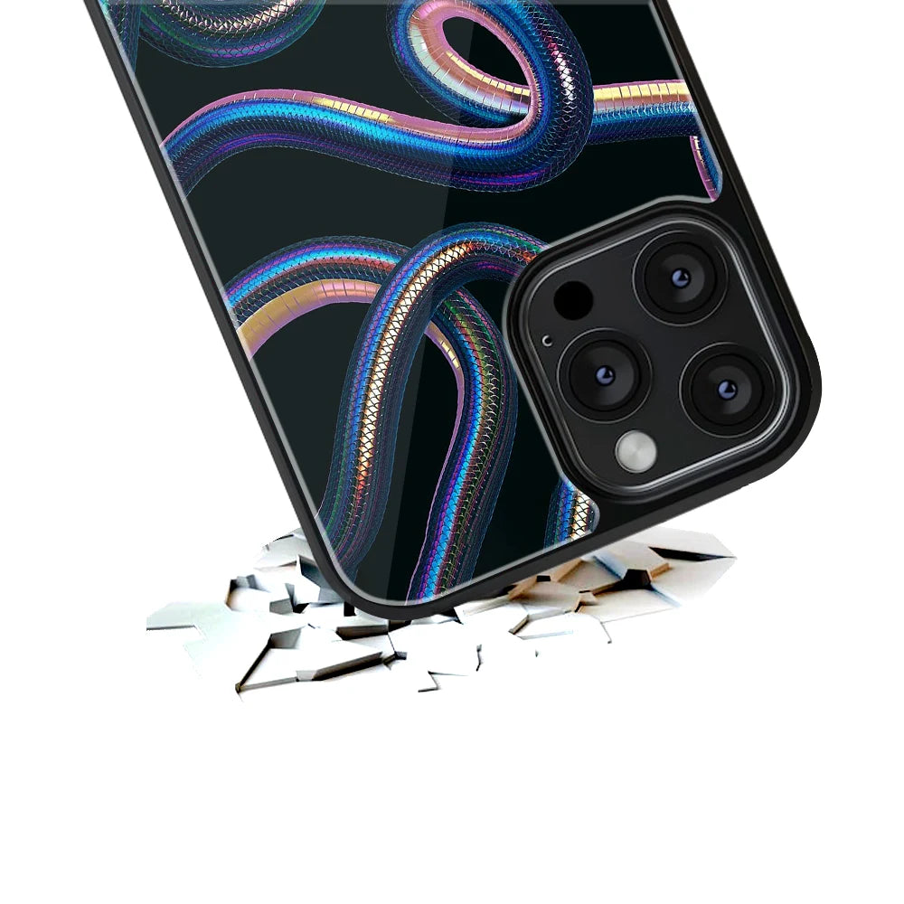 Durable Glass Back Mobile Case for iPhone, Samsung, OnePlus, Google Pixel, Redmi, Vivo, Oppo
