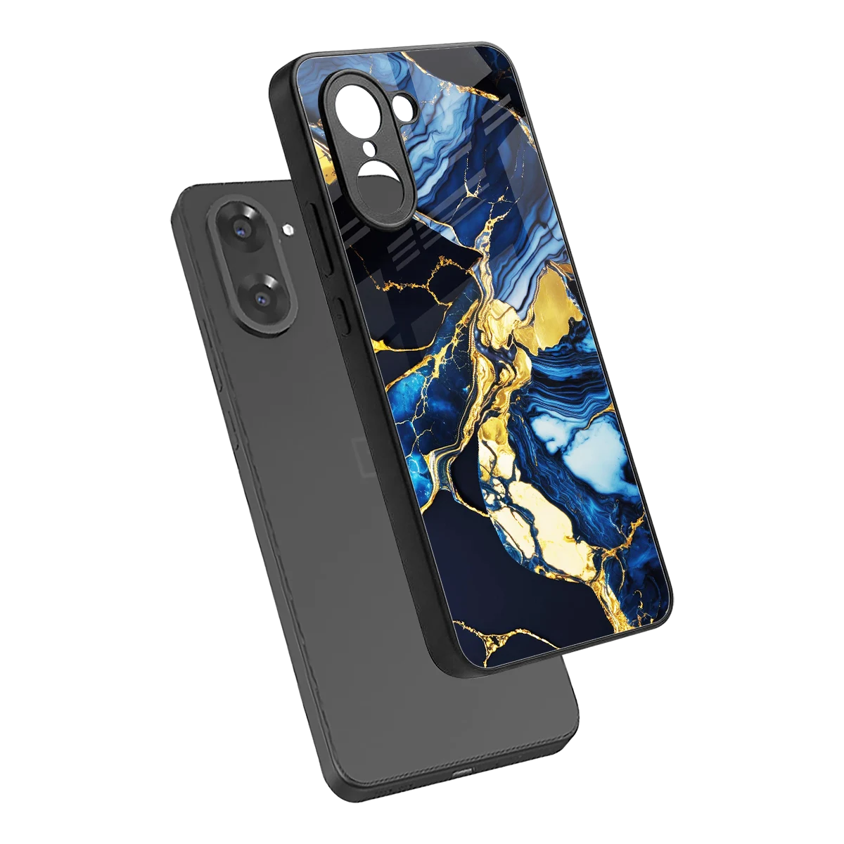 Shadowed Glow sleek oneplus nord ce5 5g cover with tempered glass back and TPU edges