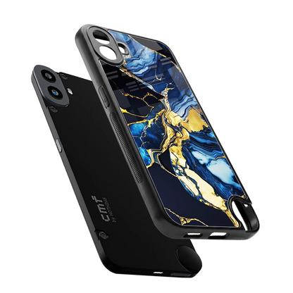 Shadowed Glow sleek cmf nothing phone 1 cover with tempered glass back and TPU edges
