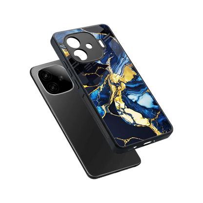 Shadowed Glow sleek iqoo neo 10r 5g cover with tempered glass back and TPU edges