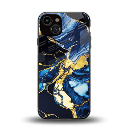 Shadowed Glow back phone cover | glass case for iphone 13