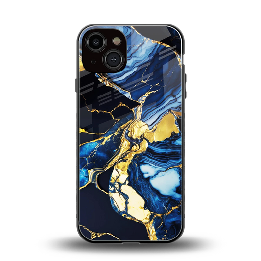 Shadowed Glow back phone cover | glass case for iphone 13