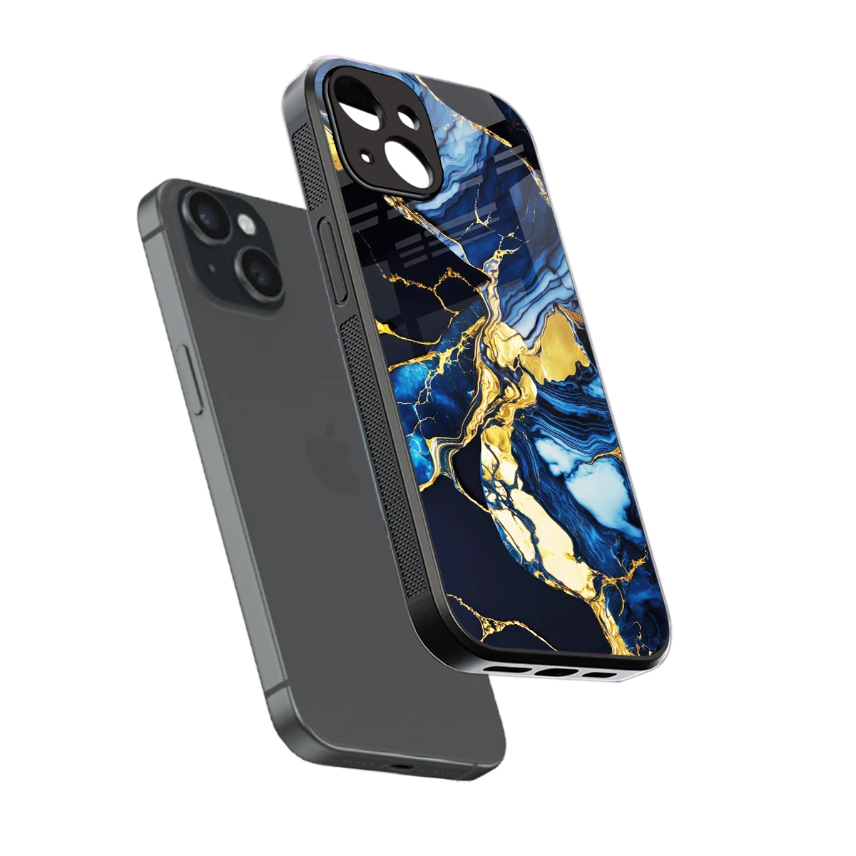Shadowed Glow sleek iphone 13 cover with tempered glass back and TPU edges